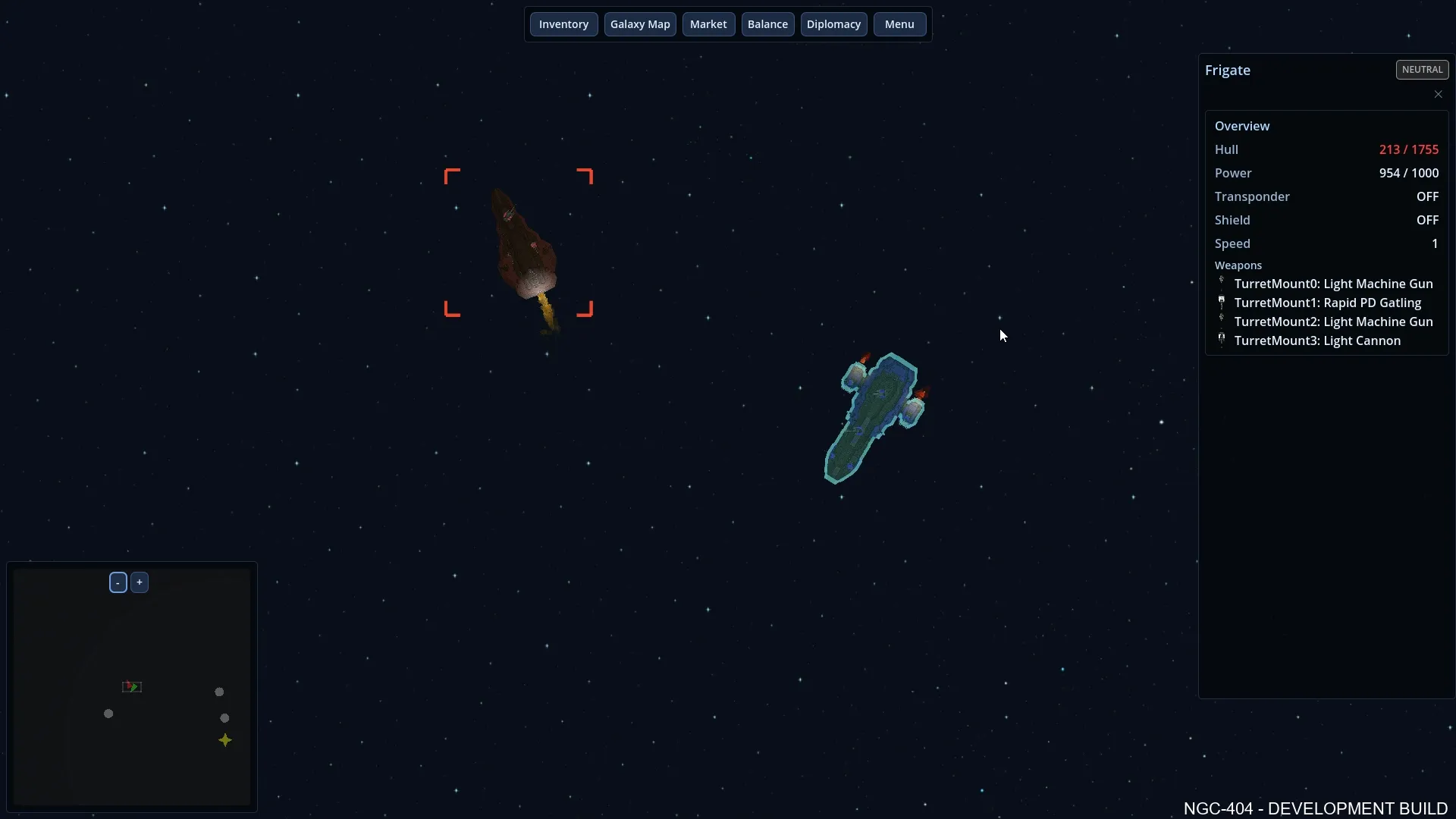 NGC-404 — 1v1 Combat